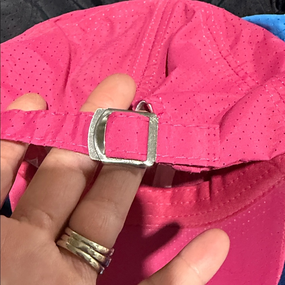 4-Pack Lightweight Performance Baseball Caps - Pink, Light Blue, Royal, Black - Picture 4 of 6